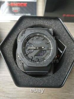 Casio G-shock Casioak Triple Black Watch GA2100-1A1 Brand New Free Shipping