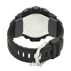 Casio Pro Trek Men's Tough Solar Atomic Black Resin Band 53mm Watch PRW3500-1