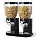 Cereal Dispenser Double Size Dry Food Kitchen Storage Twin Container Machine