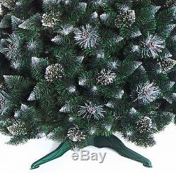 Christmas Tree Luxury Traditional 3 sizes Snow covered Pine with crystals