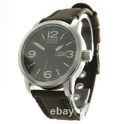 Citizen Eco-Drive Men's Watch BM8470-11E Green Silver Brand New