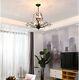 Crystal Chandeliers Vintage 8 Lights Pendant Light Fixture for Living Bedroom