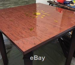 Crystal Clear Bar Table Top Epoxy Resin Coating For Wood Tabletop 10 Gallon Kit