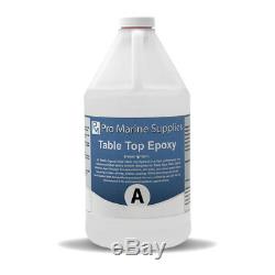 Crystal Clear Bar Table Top Epoxy Resin Coating For Wood Tabletop 4 Gallon Kit