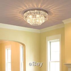 Crystal Light Ceiling Lamp Chandelier Mount Fixture Hallway Living Room