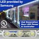 Crystal Vision Samsung PLUG AND PLAY Store Front Window LED Light Kit 50ft White