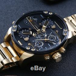 DIESEL Original DZ7333 Men's Mr. Daddy 2.0 Gold Stainless-Steel Quartz Watch