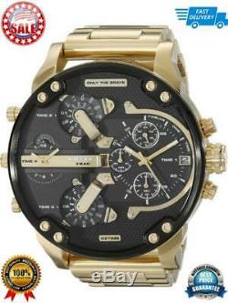 DIESEL Original DZ7333 Men's Mr. Daddy 2.0 Gold Stainless-Steel Quartz Watch