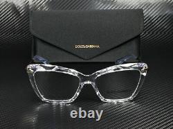 DOLCE & GABBANA DG5025 3133 Crystal Cat Eye Women's 53 mm Eyeglasses