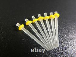Dental Fiber Post Quartz Glass Screw Thread Straight 1.0mm-1.8mm 65% Fiber Oral