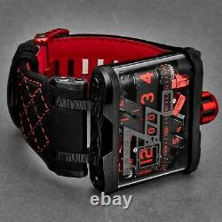 Devon TREAD1GP63 Limited Edition Rotating Belt Time Display Rechargeable Watch