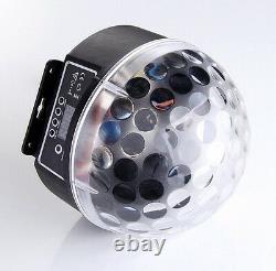 Disco DJ Stage Lighting RGB Crystal Magic Ball Effect Light DMX512 Digital LED