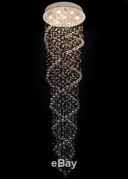 Double Spiral Crystal Lighting Ceiling Light Chandelier Ceiling Fixtures