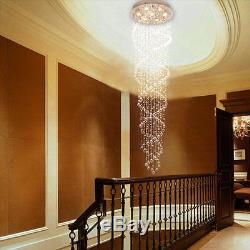 Double Spiral Crystal Lighting Ceiling Light Chandelier Ceiling Fixtures