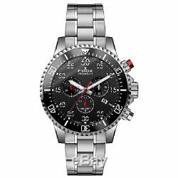 EDOX 10227 3M NBN Men's Chronorally S Black Quartz Watch