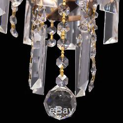 Elegant Ceiling Chandelier Crystal Pendant Decoration Luxury Fixture Lamp