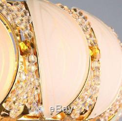 Elegant Modern Crystal Ceiling Fixture Lamps Chandelier LED Lighting Lights 2018