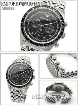 Emporio Armani Ar5988 Men's Watch Tazio Chronograph Brand New With Certificate