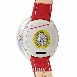 Fendi My Way Stainless Steel Red Leather Quartz Watch F354034073