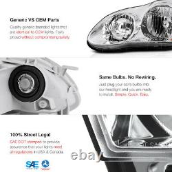 For 03-08 Toyota Corolla Chrome Clear Replacement Head Lamp Light Factory Style