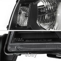 For 05-11 Toyota Tacoma TRD STYLE Black Front Headlights Head Lamp Pre Runner