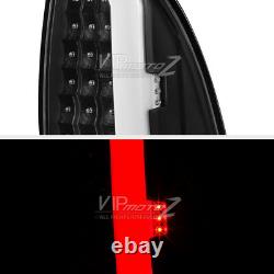 For 05-15 Toyota Tacoma Prerunner Xrunner TRD Black LED Neon Tube Tail Light SET