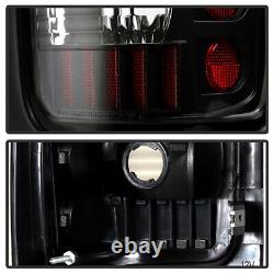For 94-01 Dodge Ram 1500 2500 3500 Infinity Black LED Brake Signal Tail Lights