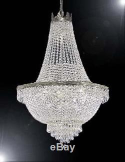 French Empire Crystal Chandelier Chandeliers Lighting H24 X W24