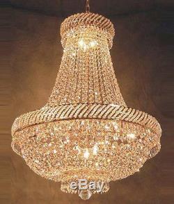 French Empire Crystal Chandelier Chandeliers Lighting H26 X W23
