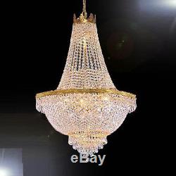 French Empire Crystal Chandelier Chandeliers Lighting H30 X W24