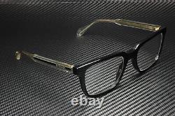 GUCCI GG0560O 005 Square Black Black Crystal Demo Lens 55 mm Men's Eyeglasses