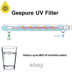 Geekpure Whole House U-V Water Filter-with Extra 2 Filter+2 Quartz Sleeve-12 GPM