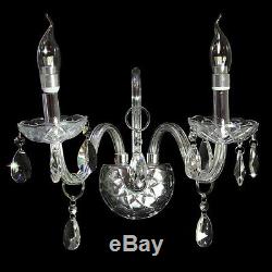 Geniune K9 Crystal Chandelier CLEAR/BLACK 2/6/8/10 Arms Candle with Lampshades