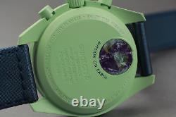 Genuine Brand New OMEGA x Swatch MoonSwatch Mission on Earth Green From JAPAN
