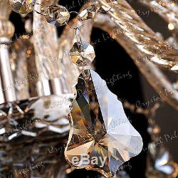 Genuine K9 Crystal Chandelier CHAMPAGNE 2, 6, 8,10,12,15, 18, 24, 30, 32 Arms