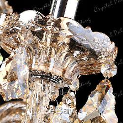 Genuine K9 Crystal Chandelier CHAMPAGNE 2, 6, 8,10,12,15, 18, 24, 30, 32 Arms