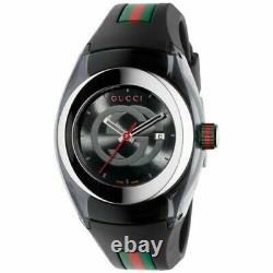 Gucci YA137101 Sync XXL Watch BLACK Brand New Authentic
