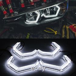 Halo lights crystal LED Angel Eye M4 M5 Style For BMW F82 F80 F32 F30 E90 M3