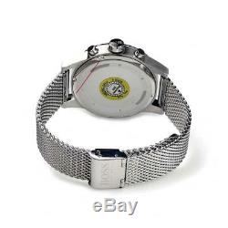 Hugo Boss Grey Mens Watch Analogue Quartz Stainless Steel Silver HB1513440