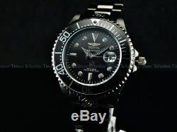 Invicta 300m Men's Grand Diver BlackOp's Combat Triple Black Automatic SS Watch