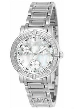 Invicta 4718 Women's White MOP Diamond Chronograph