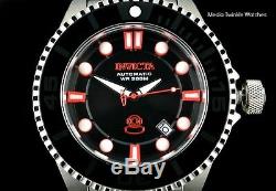 Invicta 47mm Grand Diver 2 Gen II Automatic Black Dial Red Accent Bracelet Watch