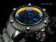 Invicta 50mm Subaqua Noma VI Black Quartz TINTED CRYSTAL BLACK Bracelet Watch