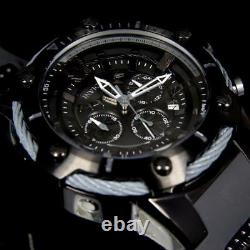 Invicta Marvel Black Panther 52mm Limited Ed Bolt Chronograph Rubber Watch New