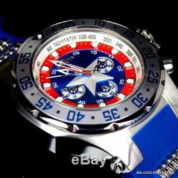 Invicta Marvel Captain America 52mm Limited Edition Chronograph Blue Watch New