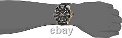 Invicta Men'S Pro Diver Stainless Steel Quartz Watch with Silicone Strap, Black