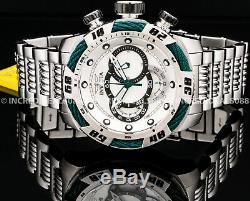 Invicta Men Speedway Viper Gen lll Chronograph Green Silver Bracelet 52mm Watch