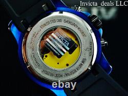 Invicta Men's 52mm SPEEDWAY TURBO SWISS Chrono Sapphire Black/Blue Tone Watch