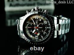 Invicta Men's FLIGHT Specialty Chronograph Gunmetal Tone Stainless Steel Watch
