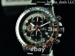 Invicta Men's FLIGHT Specialty Chronograph Gunmetal Tone Stainless Steel Watch